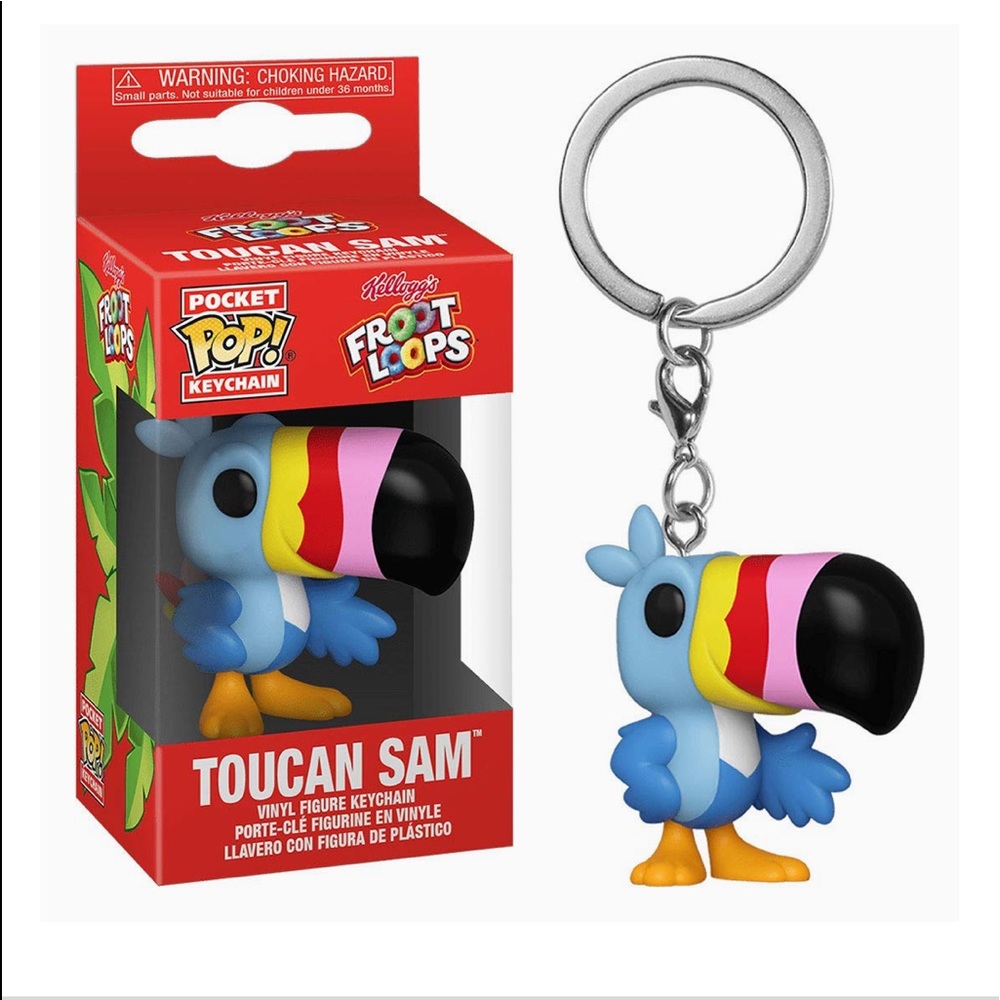 Funko Pocket Pop Toucan Sam Bag Charm Keychain. - Picture 2 of 9